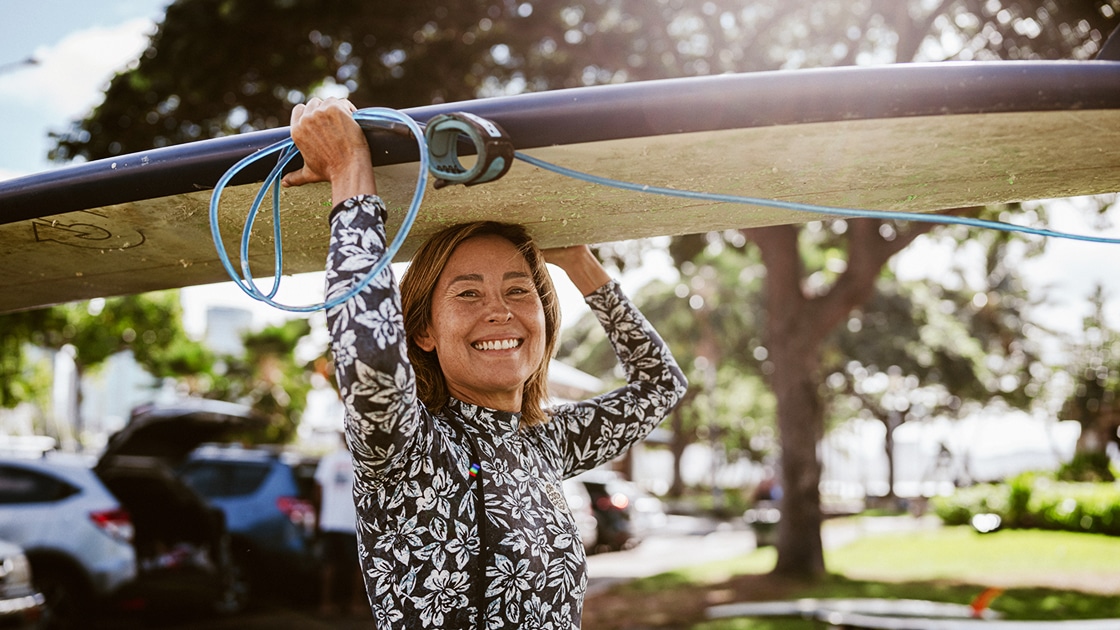 Woman Surfboard Photo